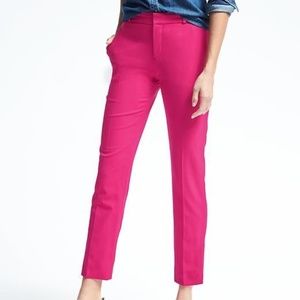 Banana Republic Ryan Hot Pink Lightweight Wool